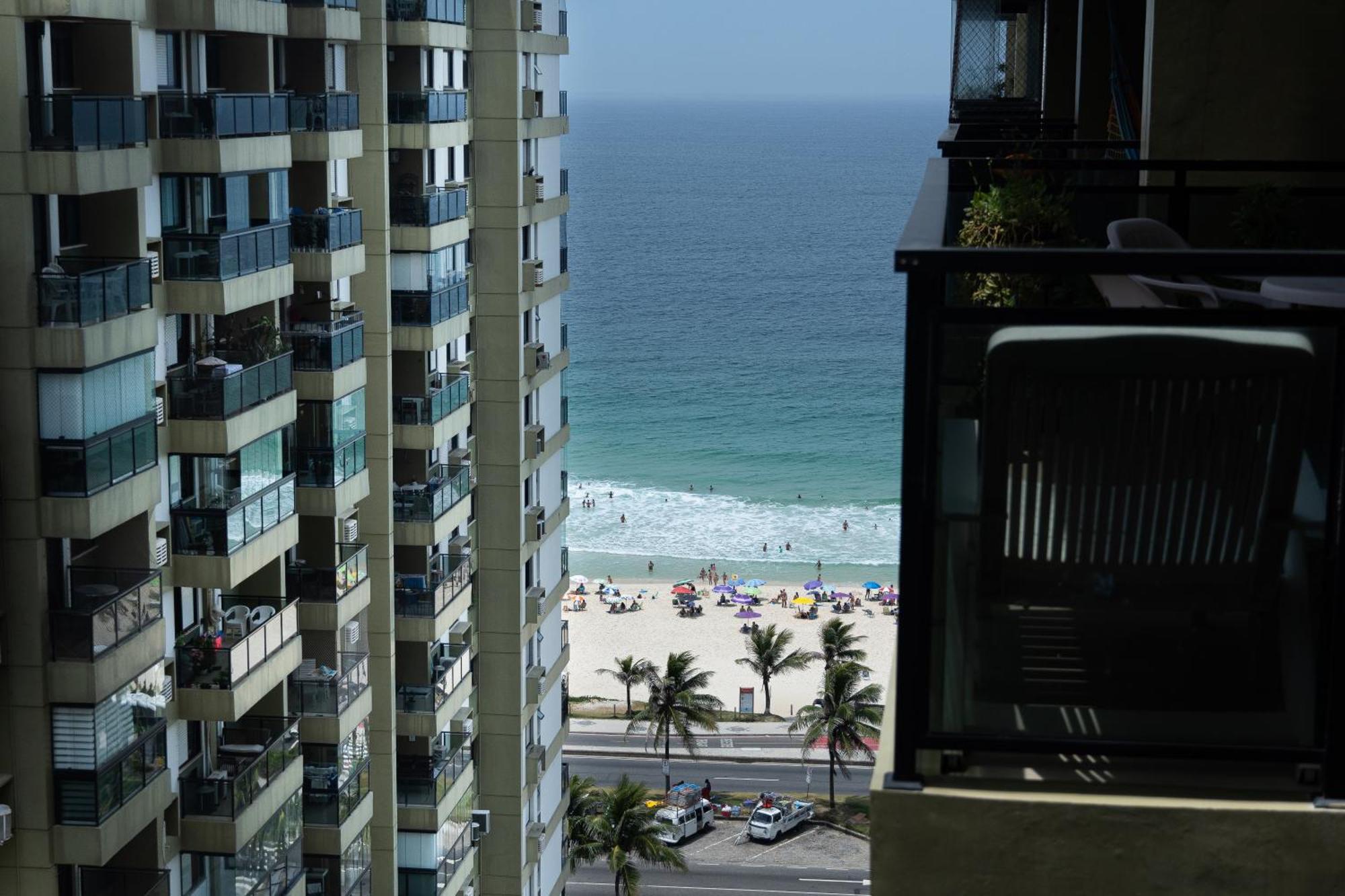 Apartment Pe Na Areia - Barra Bella Posto 6 Barra Da Tijuca